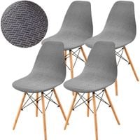 ZESTAW 4 SZT POKROWIEC NA KRZESŁO SKANDYNAWSKIE