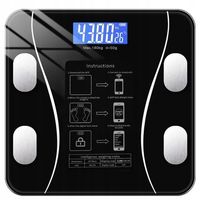 WAGA ŁAZIENKOWA ANALITYCZNA 180KG SMART 25w1 BLUETOOTH APLIKACJA + BATERIE