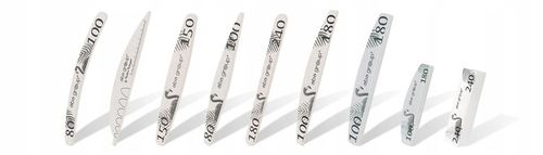 Pilnik do Paznokci Łódka Półksiężyc 100/180 Slim Zestaw 50 szt Aba Group na Arena.pl