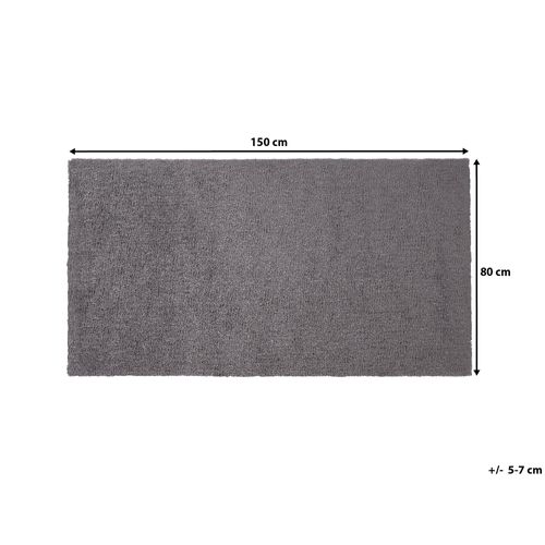 Dywan 80 x 150 cm ciemnoszary DEMRE na Arena.pl