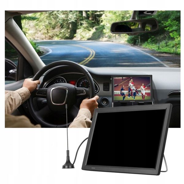 TELEWIZOR PRZENOŚNY 10" 12V/24V/230V DVB-T2 KAMPER zdjęcie 11
