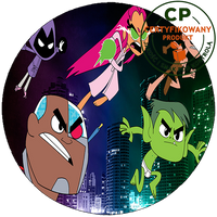 Opłatek na tort Młodzi Tytani