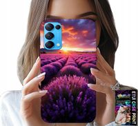 ETUI DO OPPO RENO5 4G 5G - POLE LAWENDY, PIĘKNE KRAJOBRAZY, WZORY