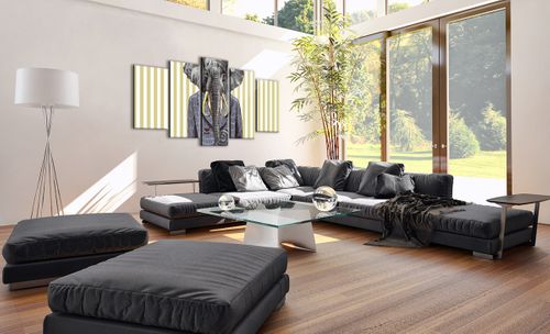 Obraz Na Płótnie - Słoń Elegant  - 160X85 Cm - Ea160X85-3209 na Arena.pl