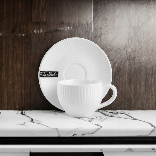 KOMPLET PORCELANOWYCH FILIŻANEK ZEOLIA 250ML 2SZT DO KAWY HERBATY na Arena.pl