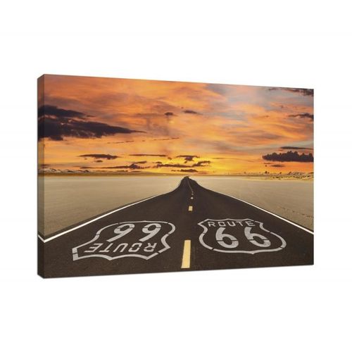 Obraz na płótnie - Canvas, Route 66 Road 100x70 na Arena.pl