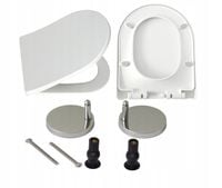 deska WC do GROHE SEREL WOLNOOPADAJĄCA SEDESOWA DUROPLASTOWA TWARDA POKRYWA