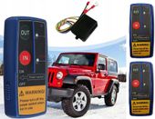 BEZPRZEWODOWY ZESTAW ZDALNEGO STEROWANIA WCIĄGARKĄ RADIOWY 2 PILOTY 12V 24V