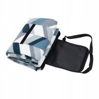 MATA plażowa KOC PIKNIKOWY z izolacją GEOMETRYCZNY DUŻA Tadar 200 x 200cm