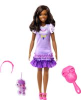 BARBIE MOJA PIERWSZA BARBIE LALKA DUŻA BROOKLYN Z PIESKIEM 3 +