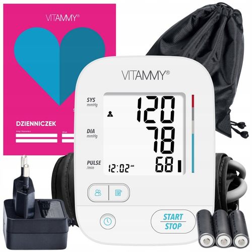 CIŚNIENIOMIERZ NARAMIENNY NEXT E5B ARYTMIA ZASILACZ ETUI PODŚWIETLANY EKRAN na Arena.pl