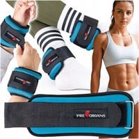 OBCIĄŻNIKI NA KOSTKI NADGARSTKI RĘCE NOGI ĆWICZENIA RZEPY CIĘŻARKI 2x0,75kg