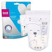 LOVI Torebki, woreczki do przechowywania pokarmu, mleka matki 25 sztuk