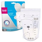 LOVI Torebki, woreczki do przechowywania pokarmu, mleka matki 25 sztuk