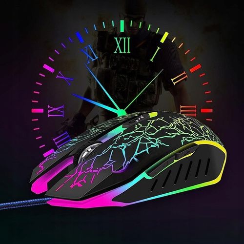 KLAWIATURA MYSZKA PODKŁADKA GAMINGOWA PODŚWIETLENIE PROFESJONALNY ZESTAW na Arena.pl