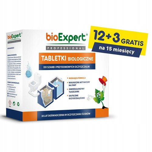 MOCNE Tabletki - 12 + 3 gratis - Bakterie + Enzymy na Arena.pl