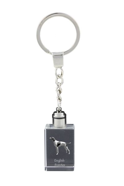 Pointer brelok kryształowy z psem Art-Dog zdjęcie 2