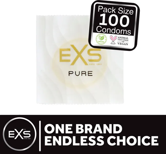 Prezerwatywy Pure 100 szt EXS zdjęcie 1
