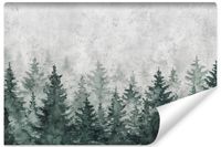 Fototapeta Do Salonu Akwarele LAS Natura Beton Abstrakcja 90cm x 60cm