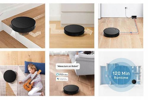 ROBOT SPRZĄTAJĄCY KLINSMANN ODKURZACZ Mop Żyroskop K195 na Arena.pl