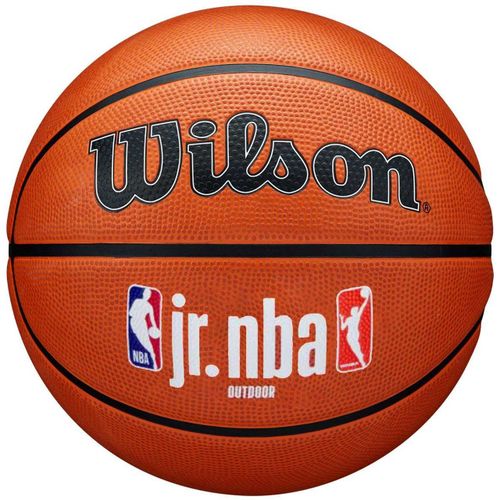 Piłka koszykowa wilson jr nba logo auth outdoor pomarańczowa wz3011801xb6 Rozmiar - 6 na Arena.pl
