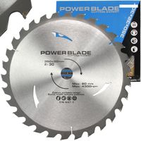 TARCZA WIDIOWA 350mm*30T*32.0 POWER BLAD