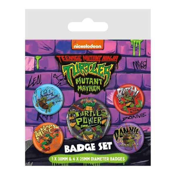 Zestaw przypinek Turtles Mutant zdjęcie 1