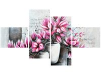 140CM 70 OBRAZ MAGNOLIE WAZONACH ŚCIENNY