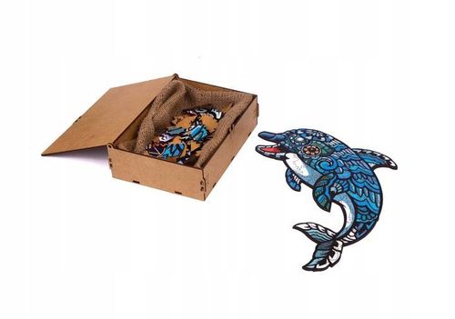 Puzzle Drewniane Eko 84 El. Delfin A4 Puza4-00702 na Arena.pl