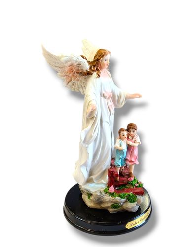 Anioł Opiekuńczy 22 Cm Figura Polyresin Nad Dziećmi 510 G na Arena.pl