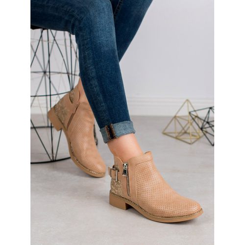 Beżowe Botki Snake Print r.41 na Arena.pl