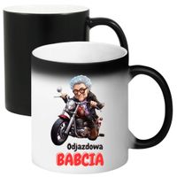 KUBEK MAGICZNY Z NADRUKIEM PREZENT NA DZIEŃ BABCI URODZINY BABCIA