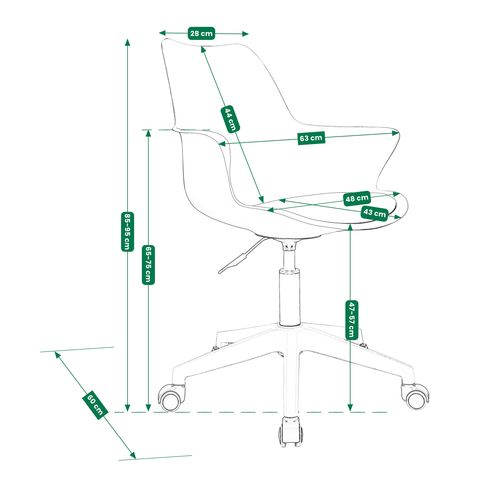 krzesło inez czarne na Arena.pl