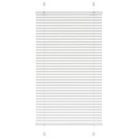 Roleta plisowana biała 80x100 cm Szerokość tkaniny 79,4 cm