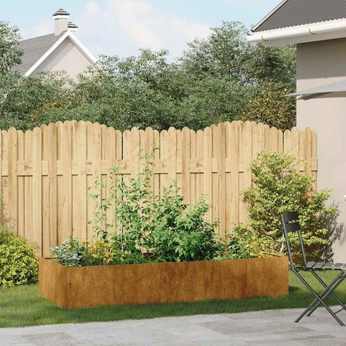 vidaXL Doniczka Rusty 200x80x40 cm Stal nierdzewna na Arena.pl