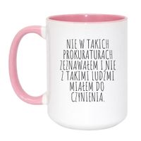 Duży Biało-Różowy 450 ml