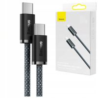 2 x Kabel USB-C Baseus Dynamic 100W 2m Szybkie Ładowanie DO Laptopa Szary