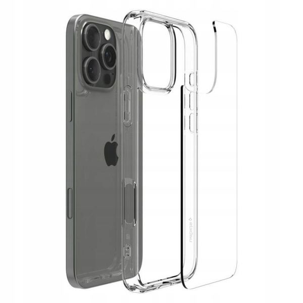 SPIGEN ULTRA HYBRID IPHONE 16 PRO CRYSTAL CLEAR zdjęcie 7