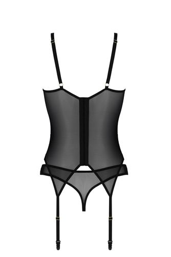 Bielizna-Denerys Corset Black Xxl/Xxxl na Arena.pl