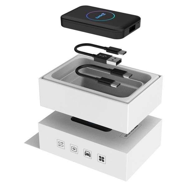 ADAPTER CARLINKIT 5.0 TBOX ANDROID AUTO APPLE CARPLAY BEZPRZEWODOWY zdjęcie 3