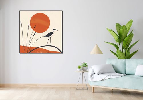 Plakat 100x100cm Ciepło Zachodów na Arena.pl