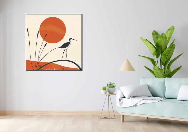 Plakat 100x100cm Ciepło Zachodów zdjęcie 4