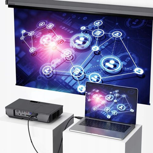 KABEL PRZEWÓD PRZEJŚCIÓWKA KONWERTER ADAPTER HDMI - VGA POZŁACANY 3D 2m na Arena.pl