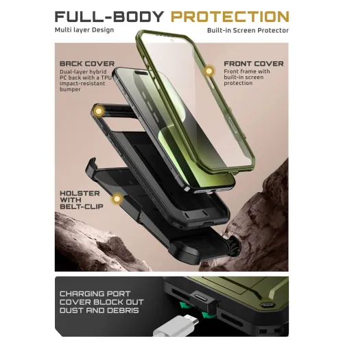 etui supcase ub pro na iphone 17 air - zielone na Arena.pl