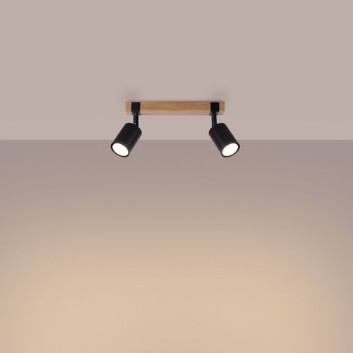 Plafon FAGER 2 czarny na Arena.pl