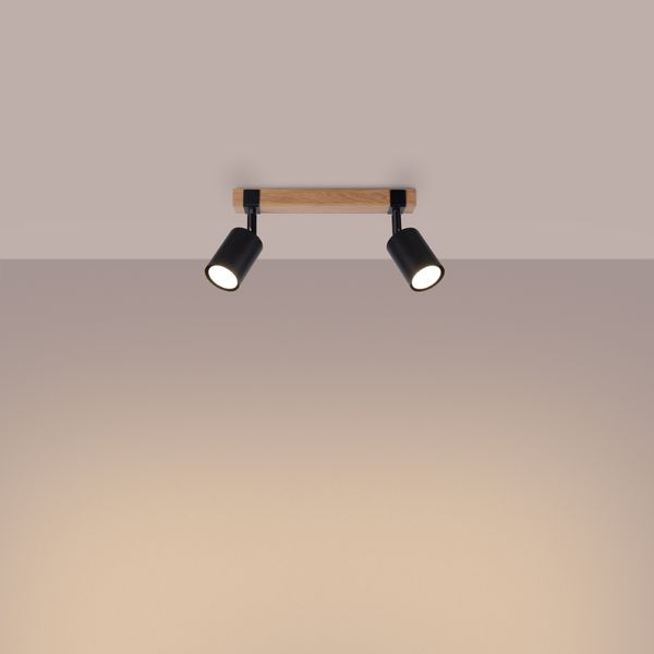 Plafon FAGER 2 czarny zdjęcie 3