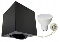 OPRAWA NATYNKOWA TUBA kwad RUCHOMA Alu LED GU10 7W