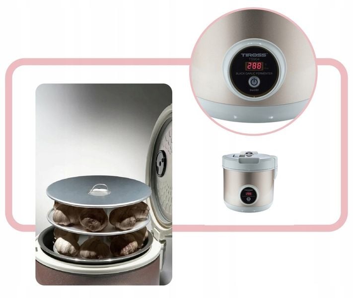 GARNEK DO FERMENTACJI CZARNEGO CZOSNKU TIROSS 5L TS904 zdjęcie 5