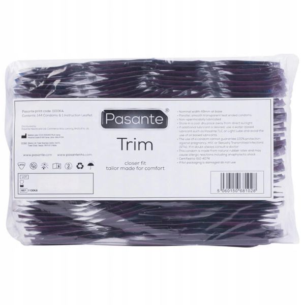 Pasante Trim Condoms Bulk Packs 144 Pcs zdjęcie 1