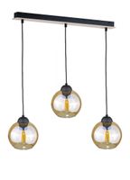 Lampa wisząca 3xE27 AMBRE WOOD